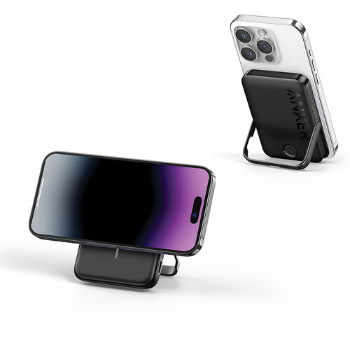 Anker MagGo Power Bank 5000mAh 7.5W with Foldable Stand - A1618H11 Anker MagGo Power Bank 5000mAh 7.5W with Foldable Stand - A1618H11